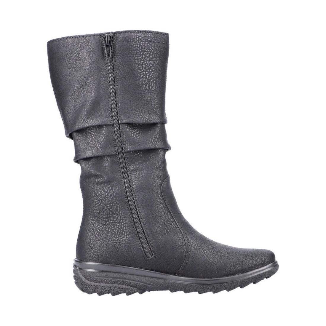 black casual closed ladies' boots