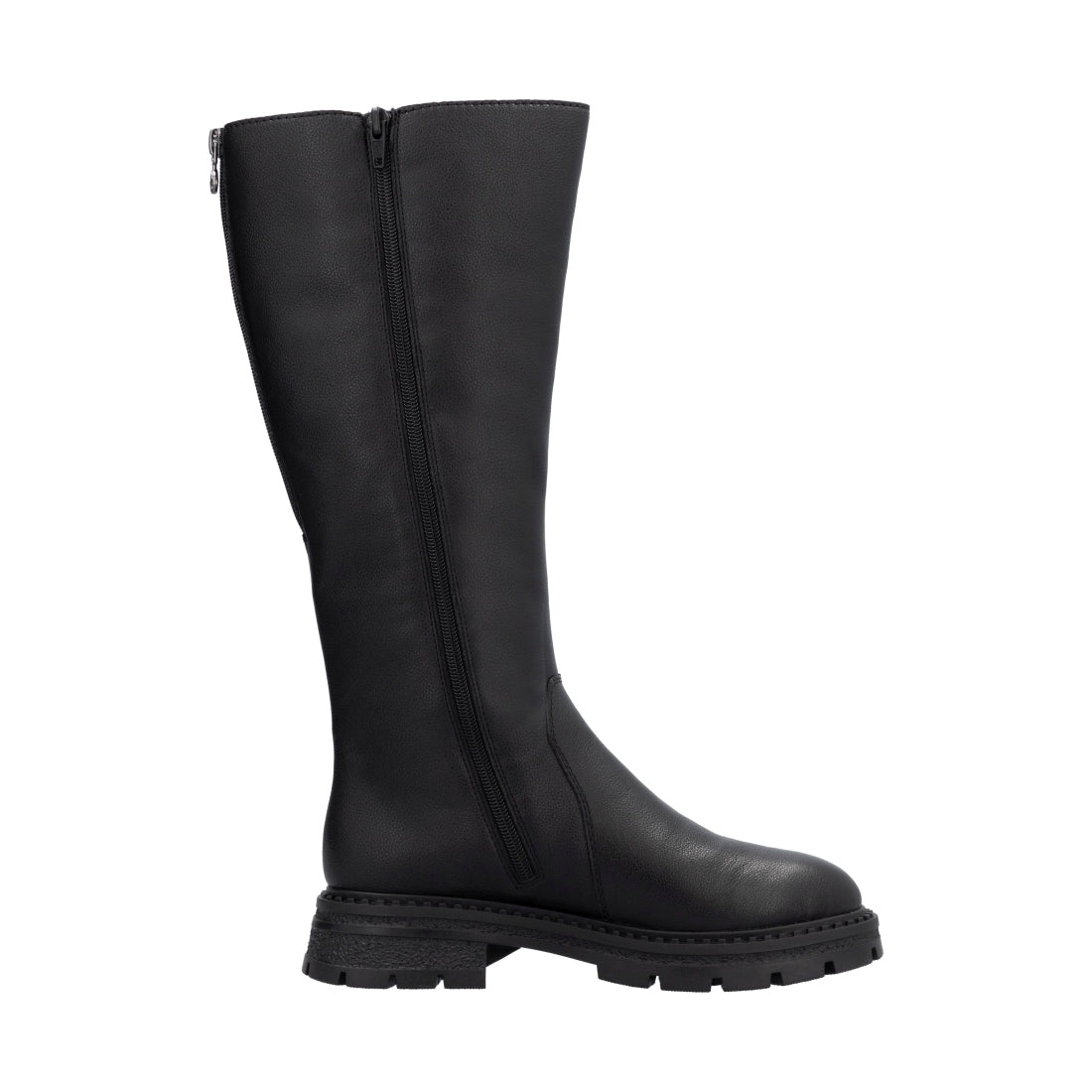 black casual closed ladies' boots