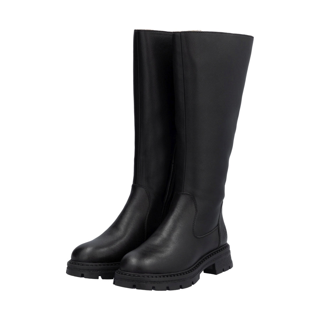 black casual closed ladies' boots