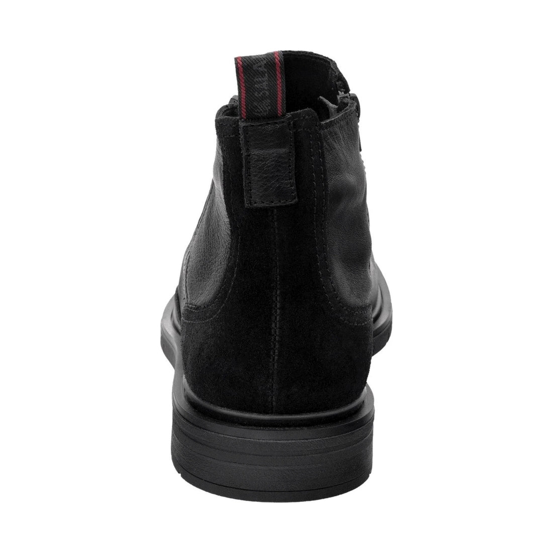 schwarz casual closed booties