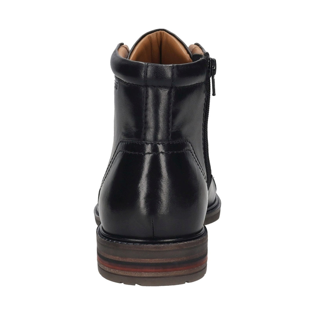 schwarz casual closed booties