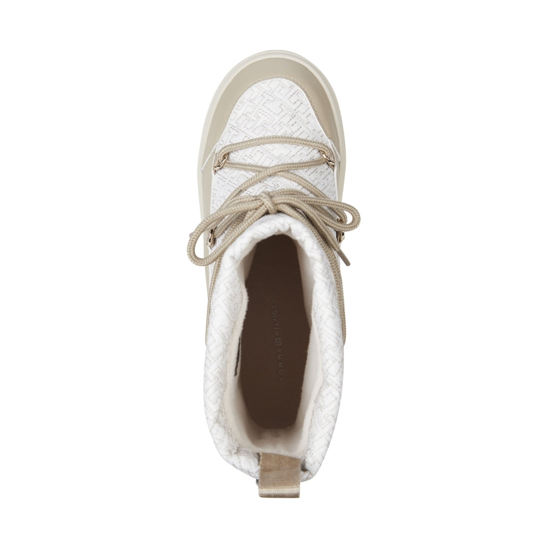 lace-up monogram snowboot