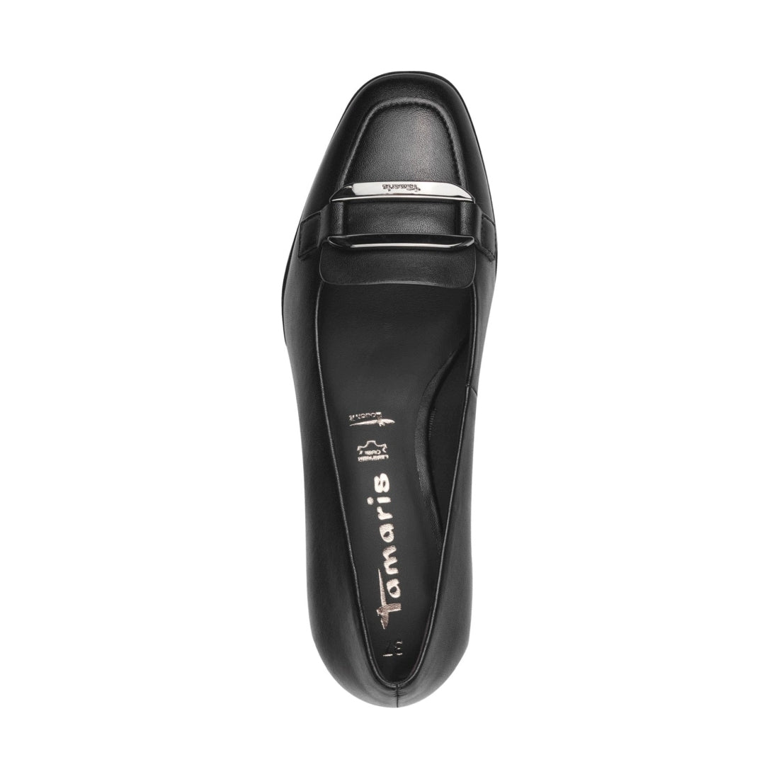 black elegant closed pumps