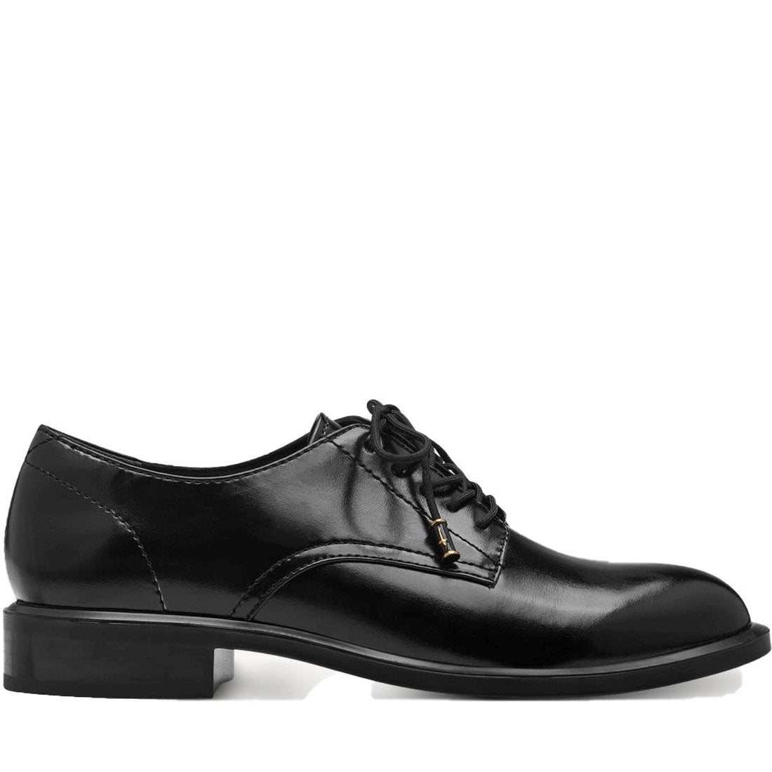 lace-up formal shoes black matt