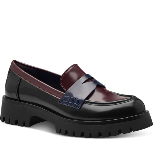 merlot comb casual closed loafers