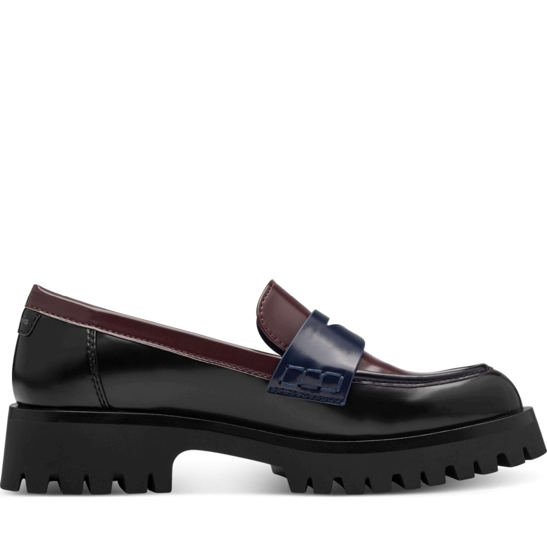 merlot comb casual closed loafers