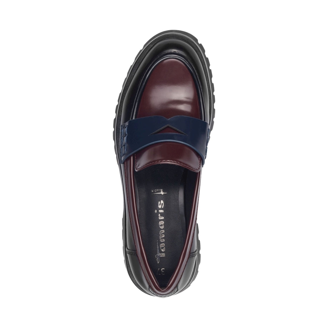 merlot comb casual closed loafers