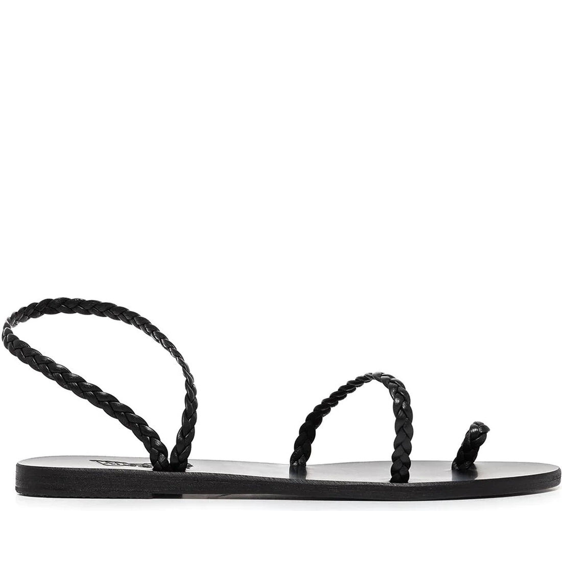 Ancient Greek Sandals womens black eleftheria nappa sandals | Vilbury London