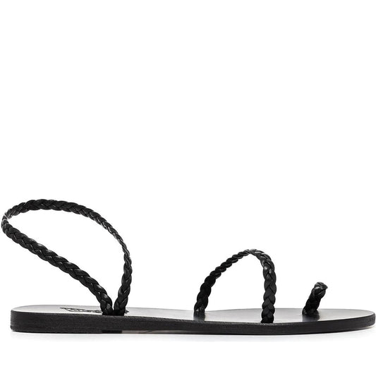 Ancient Greek Sandals womens black eleftheria nappa sandals | Vilbury London