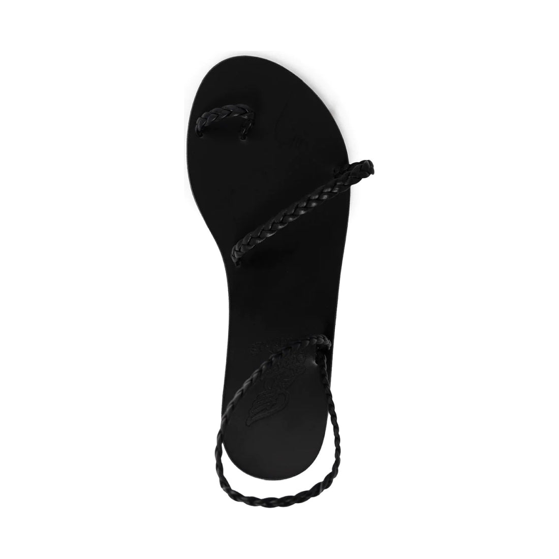 Ancient Greek Sandals womens black eleftheria nappa sandals | Vilbury London