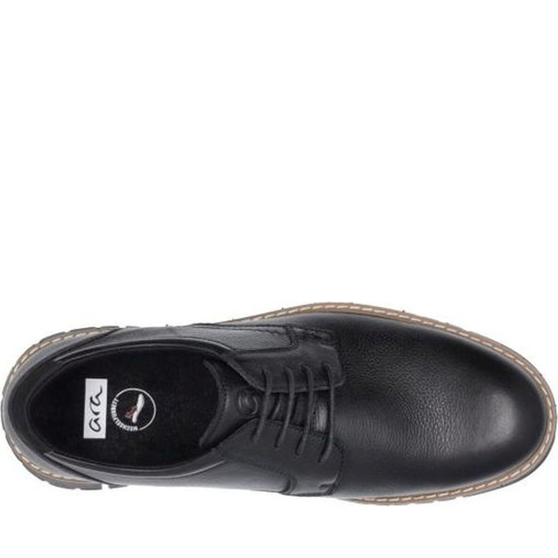 Ara mens black leandro leisure trainers | Vilbury London