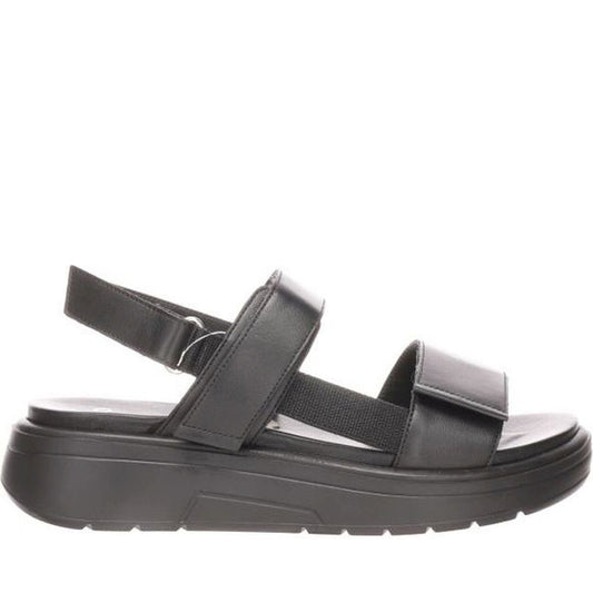 Ara womens black lucca sandals | Vilbury London