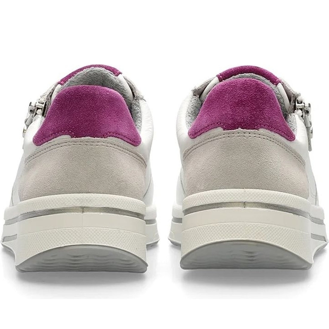 Ara womens white sapporo leisure trainers | Vilbury London