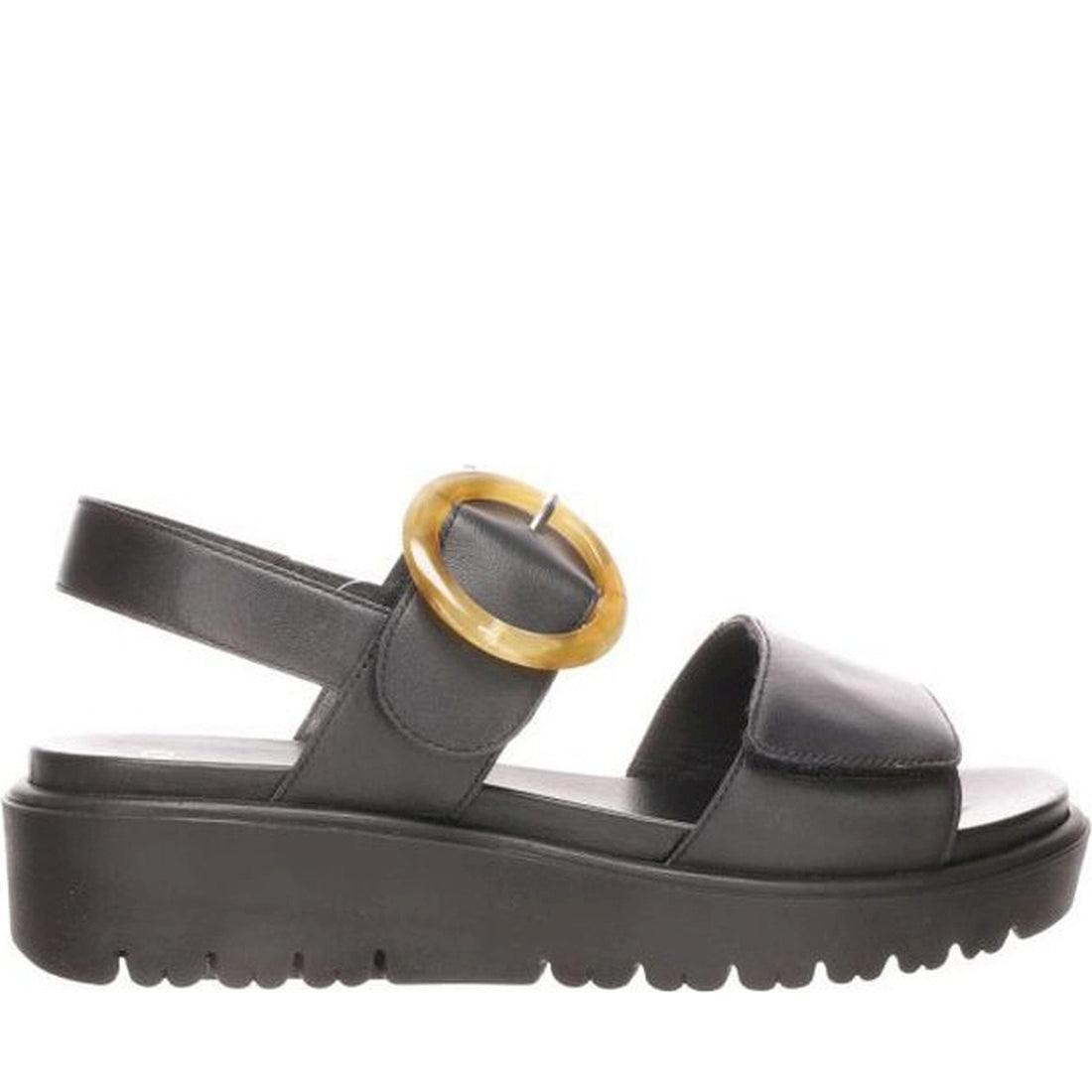 Ara womens black bilbao sandals | Vilbury London