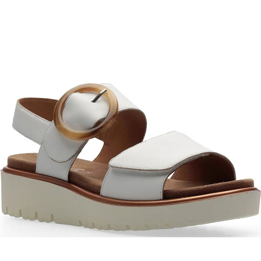 Ara womens white bilbao sandals | Vilbury London