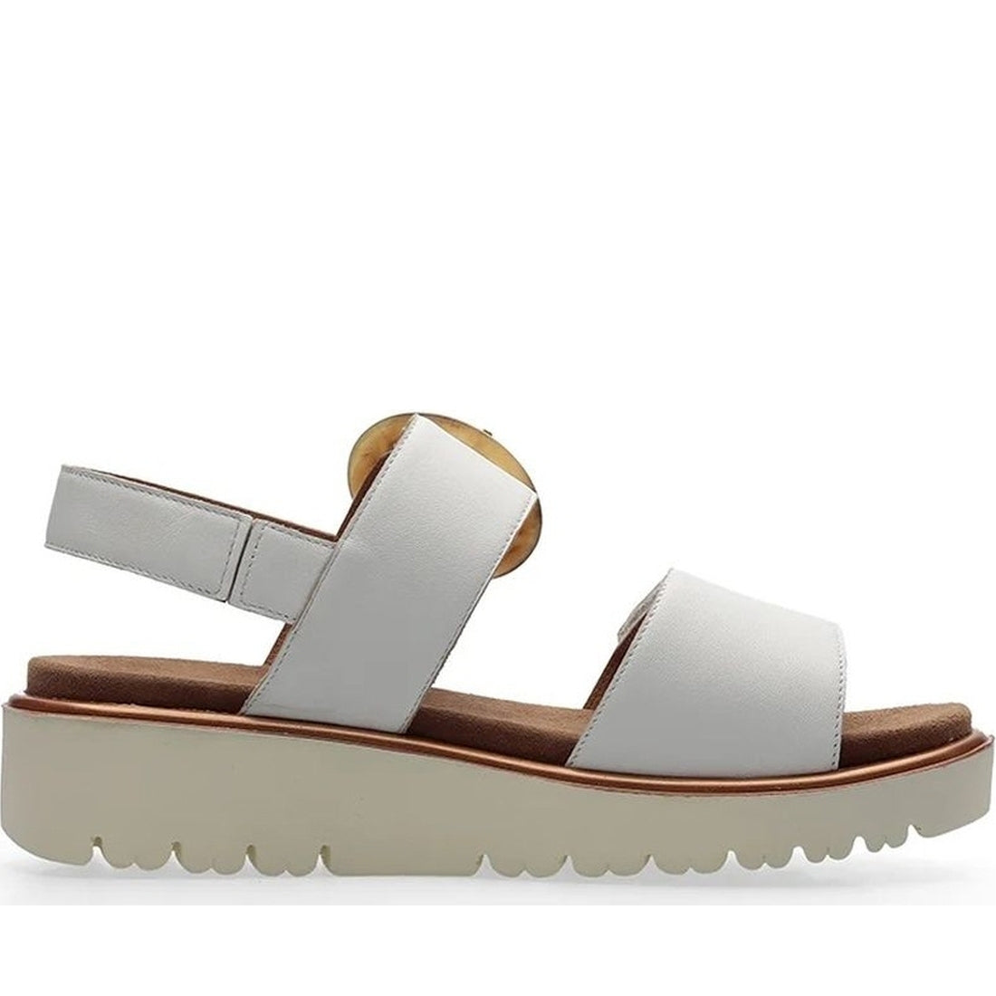 Ara womens white bilbao sandals | Vilbury London