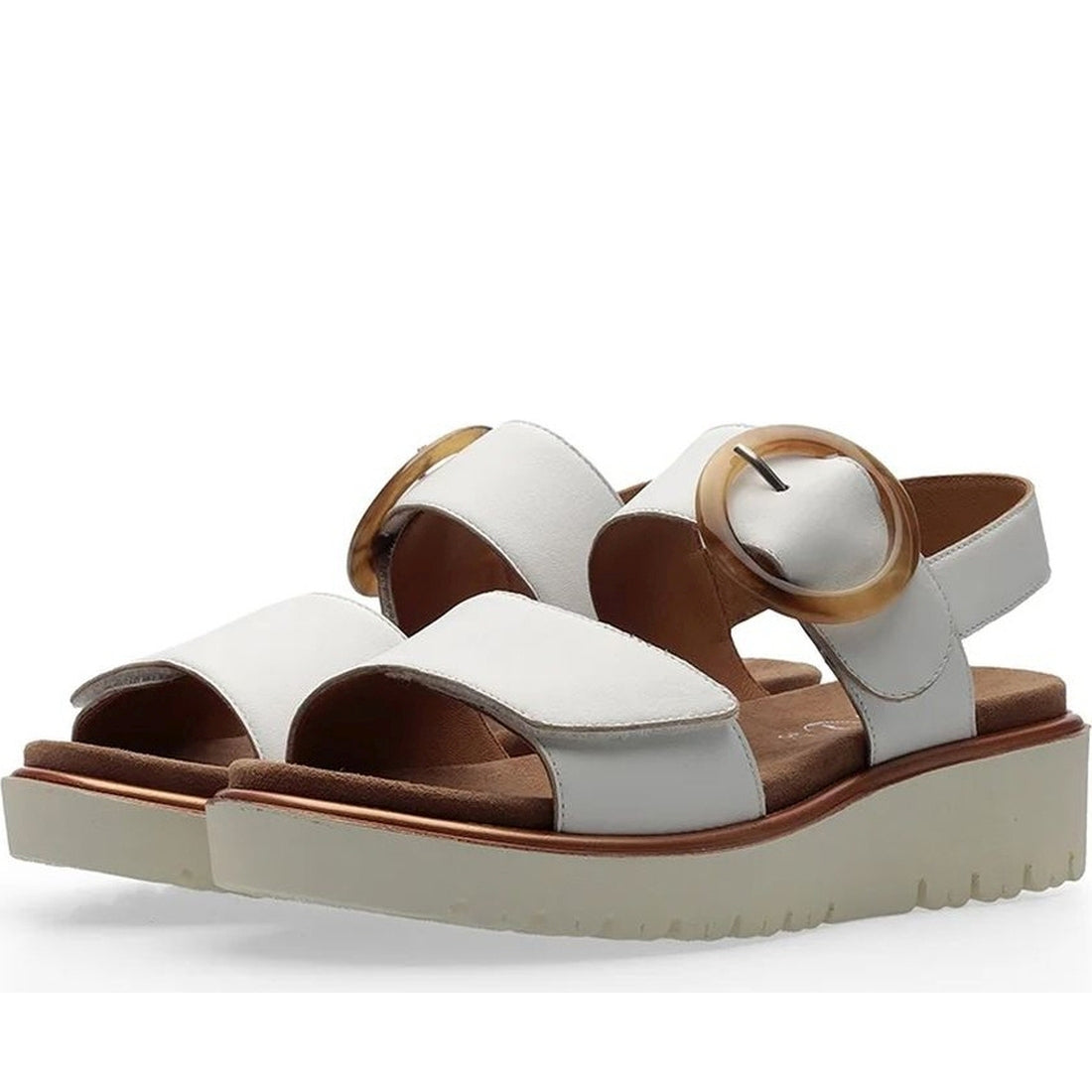 Ara womens white bilbao sandals | Vilbury London