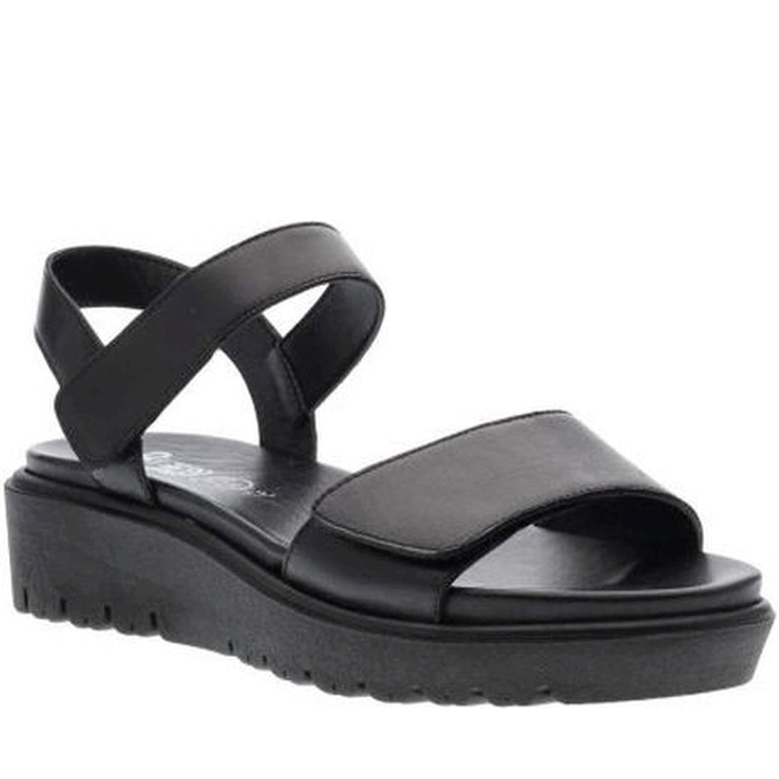 Ara womens black bilbao sandals | Vilbury London