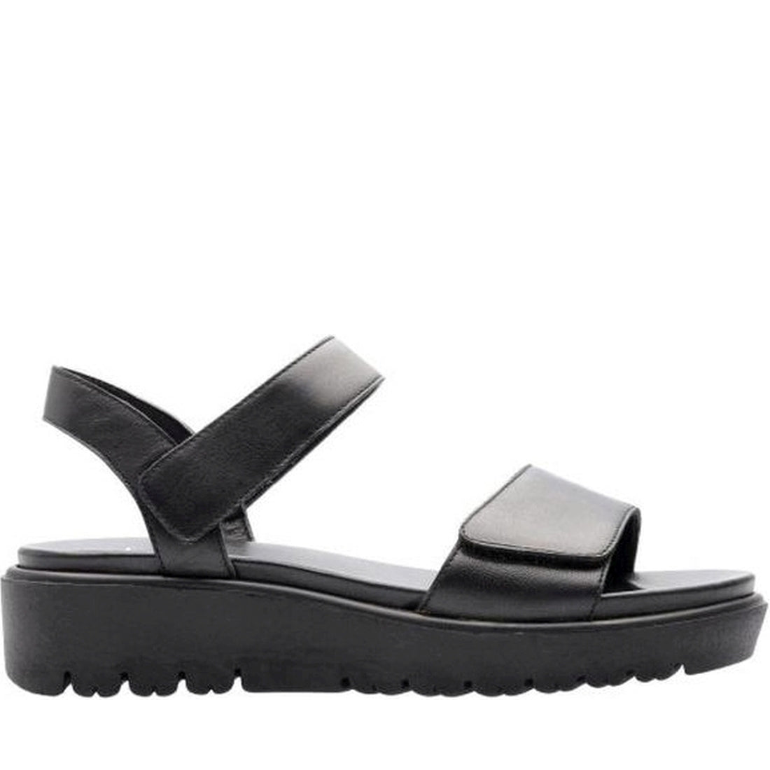 Ara womens black bilbao sandals | Vilbury London