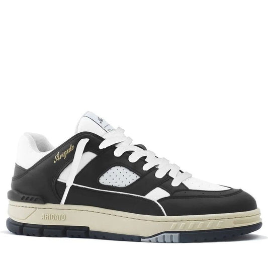 AXEL ARIGATO mens white, black area lo sneaker | Vilbury London