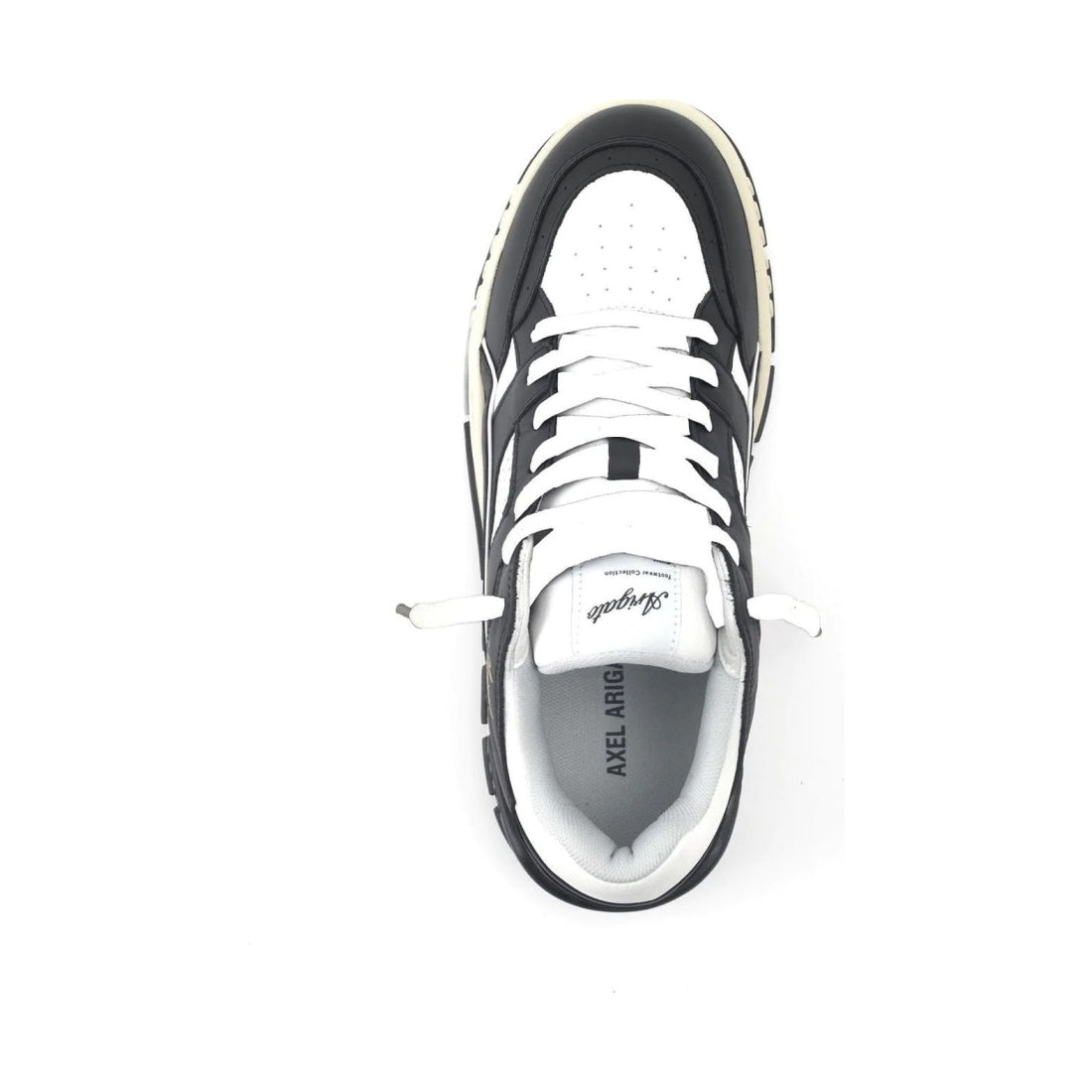 AXEL ARIGATO mens white, black area lo sneaker | Vilbury London