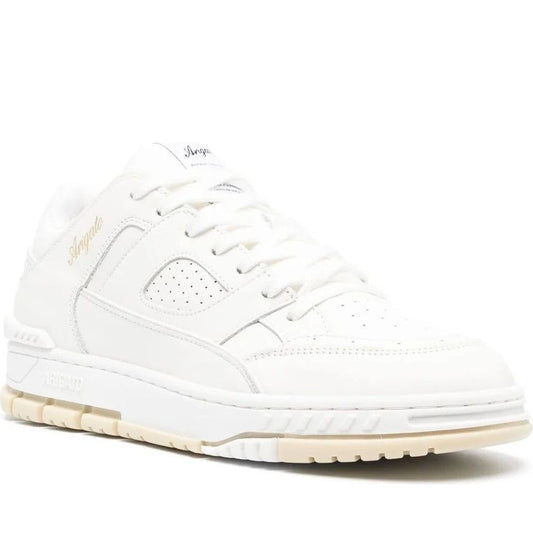 AXEL ARIGATO mens white, beige area lo sneaker | Vilbury London