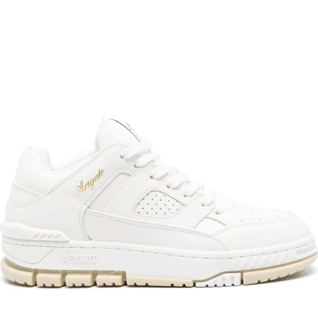 AXEL ARIGATO womens white, beige area lo sneaker | Vilbury London