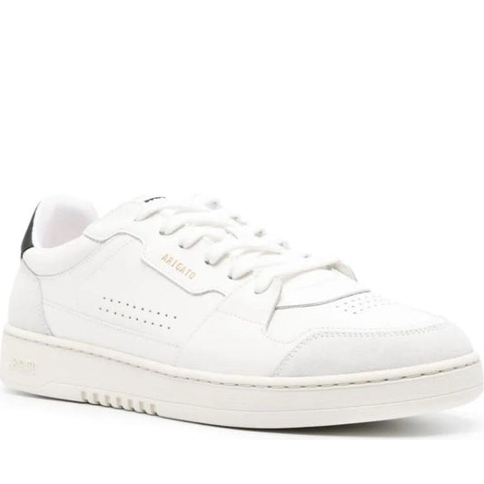 AXEL ARIGATO mens white, black dice lo sneaker | Vilbury London