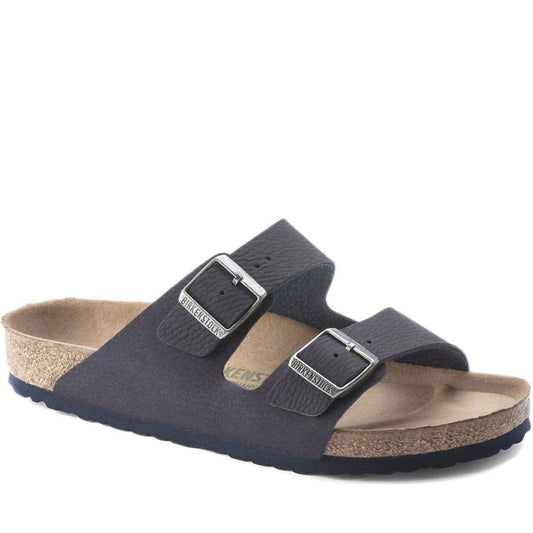 Birkenstock mens blue arizona syn slippers | Vilbury London