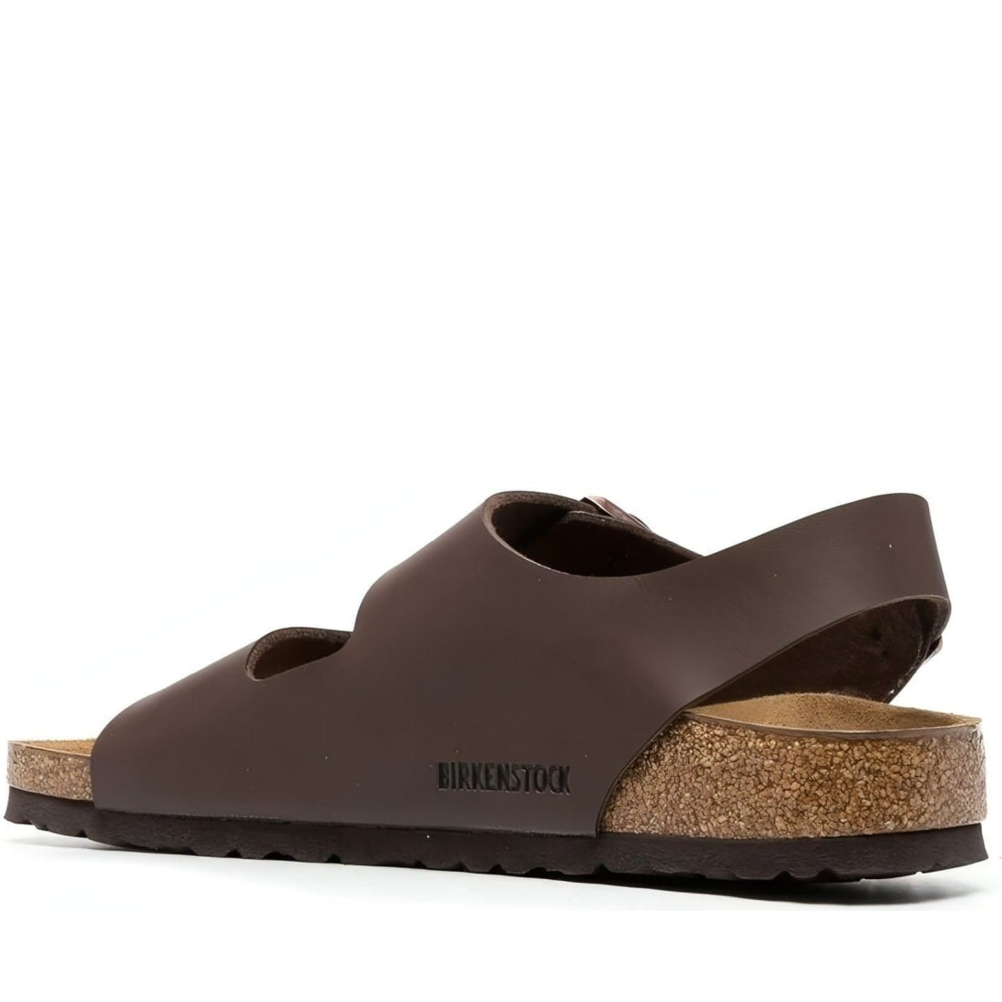 Birkenstock unisex adults brown milano bf sandals | Vilbury London
