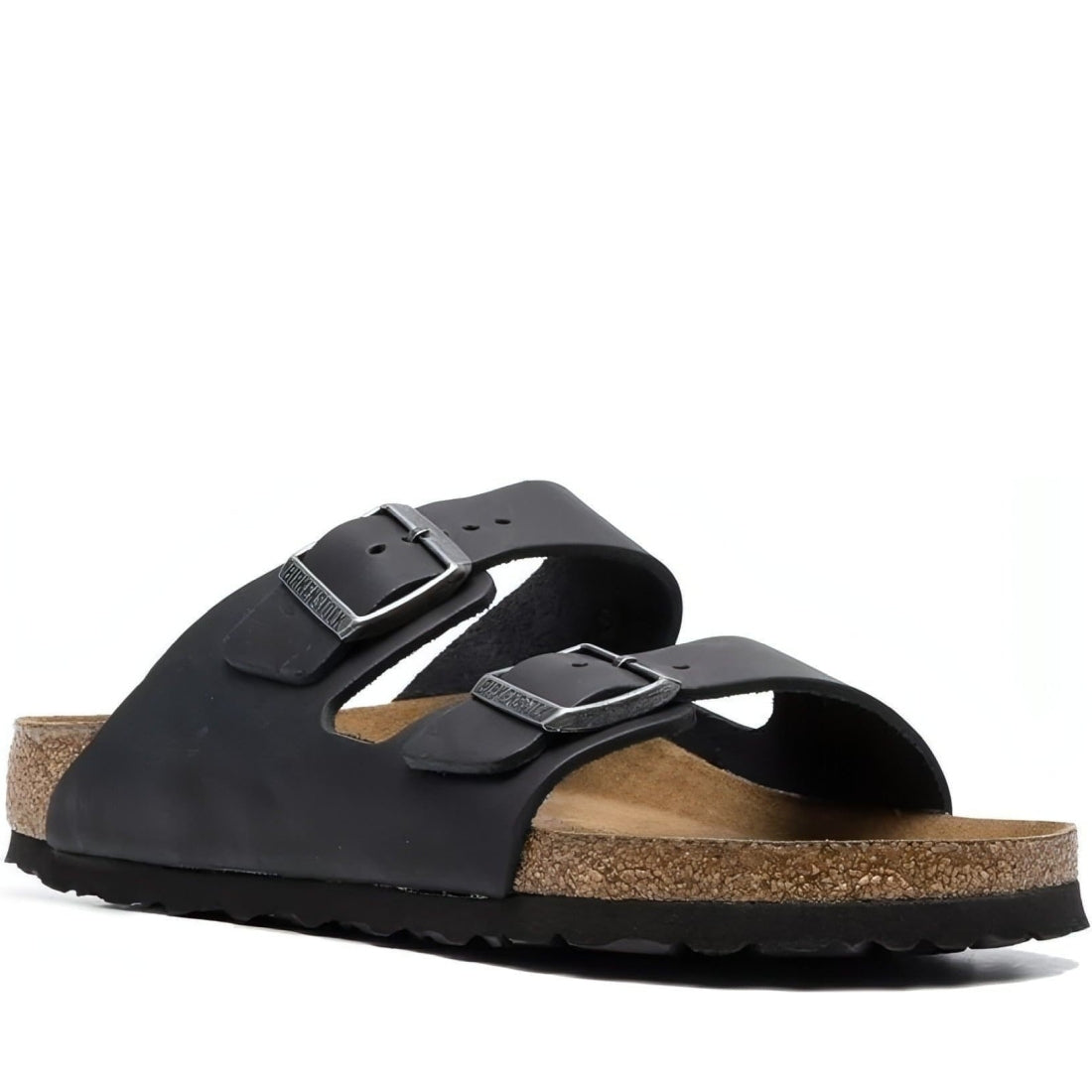 Birkenstock unisex adults black arizona sfb leoi slippers | Vilbury London