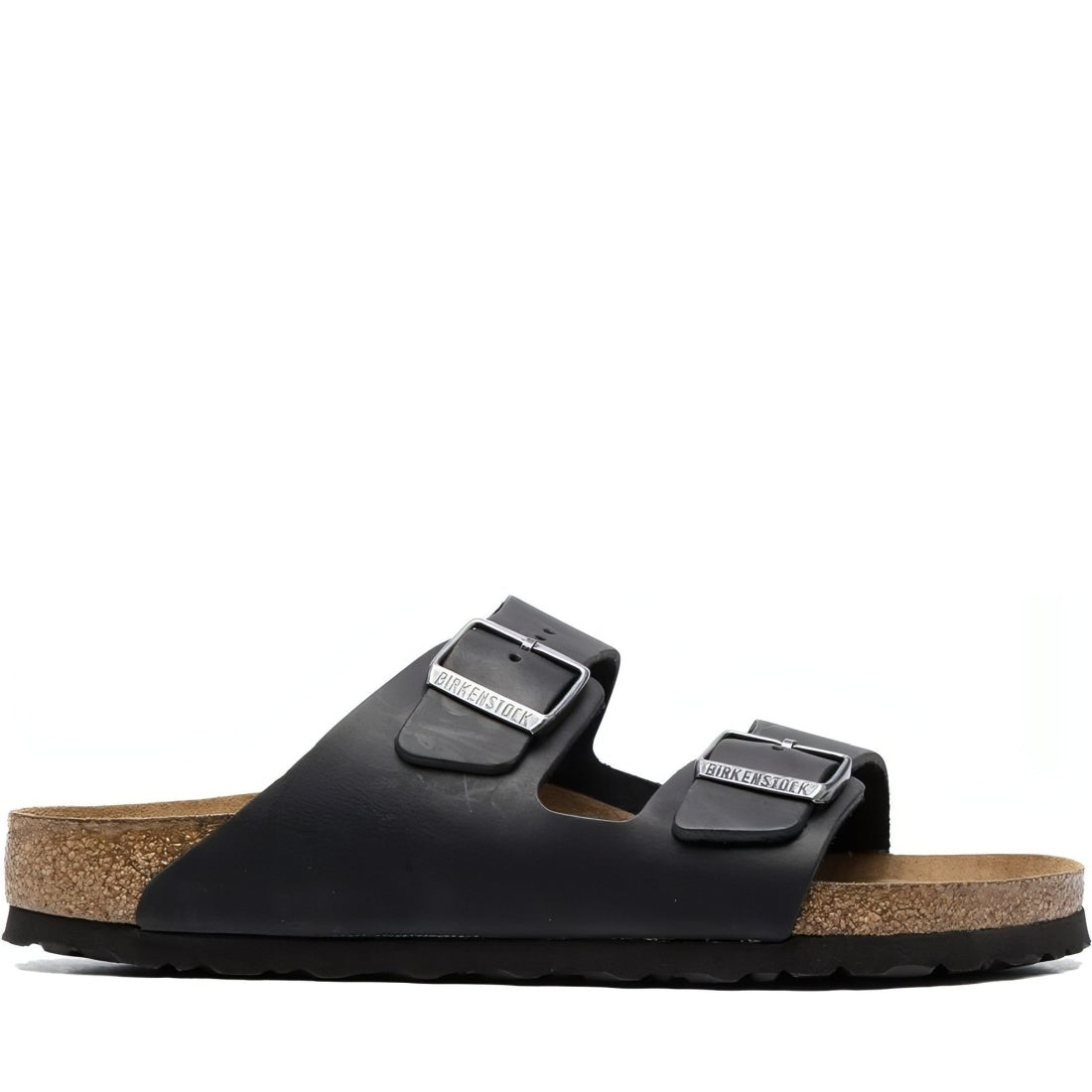 Birkenstock unisex adults black arizona sfb leoi slippers | Vilbury London