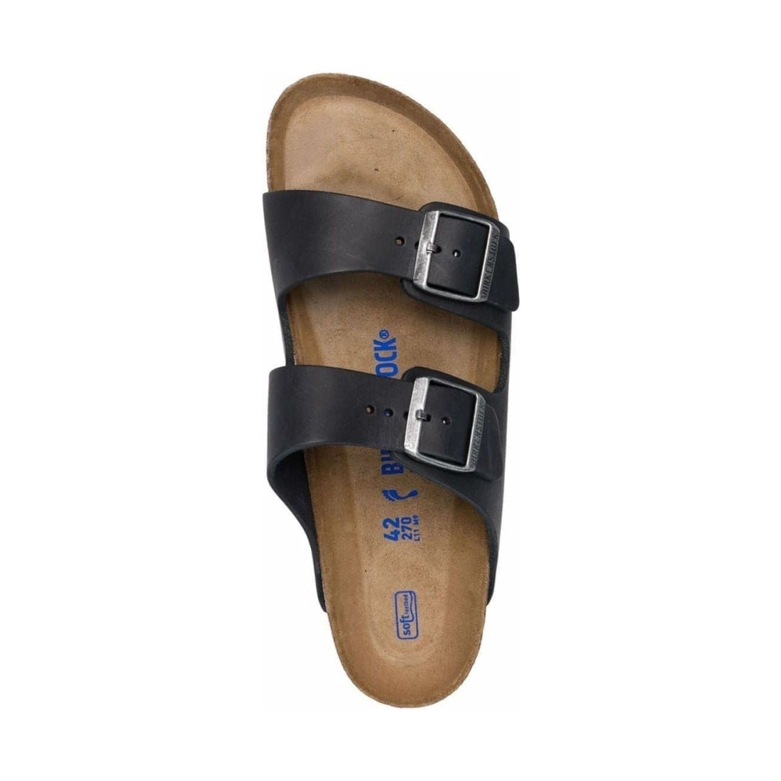 Birkenstock unisex adults black arizona sfb leoi slippers | Vilbury London