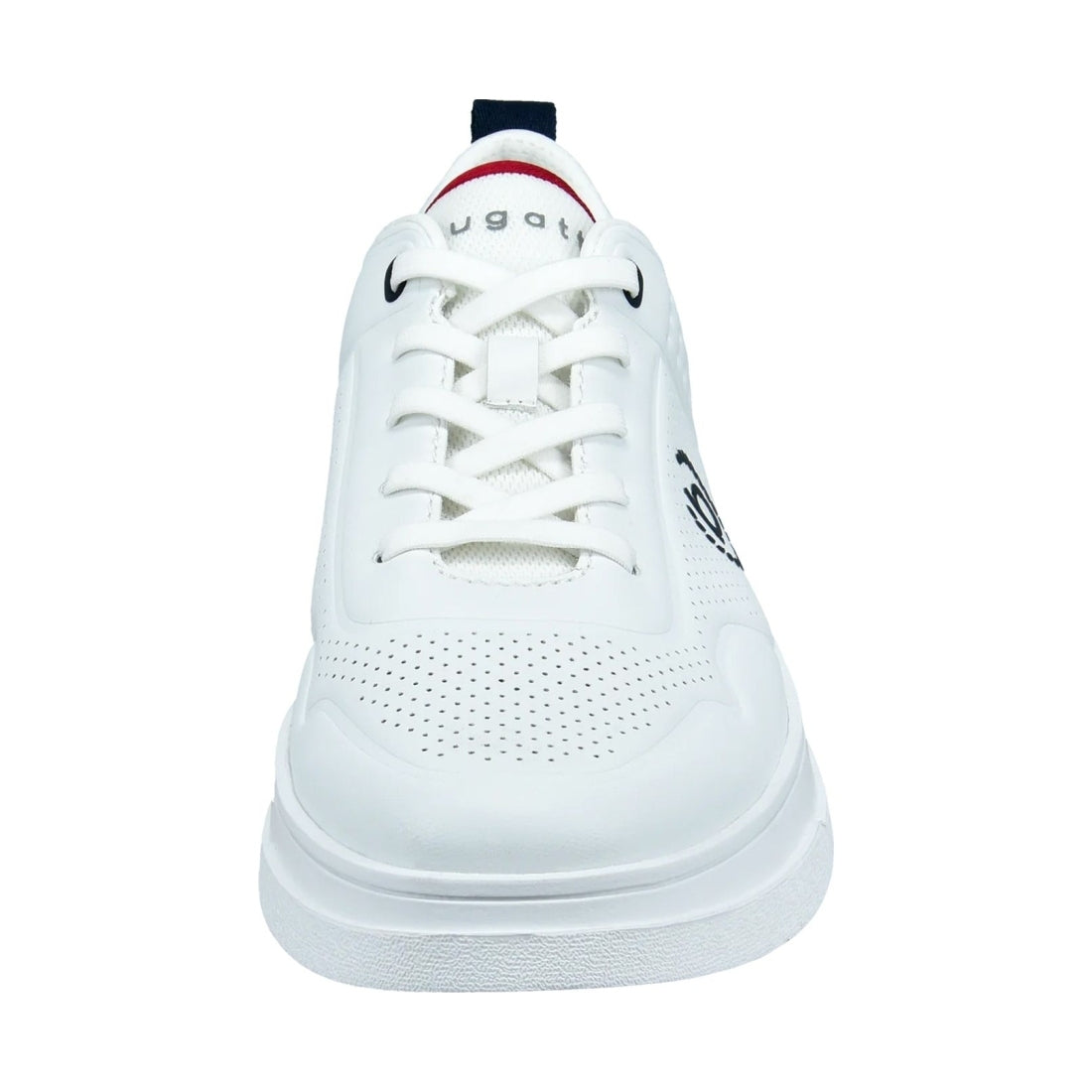 Bugatti mens white franc leisure trainers | Vilbury London