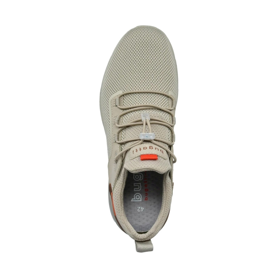 Bugatti mens beige nubola leisure trainers | Vilbury London