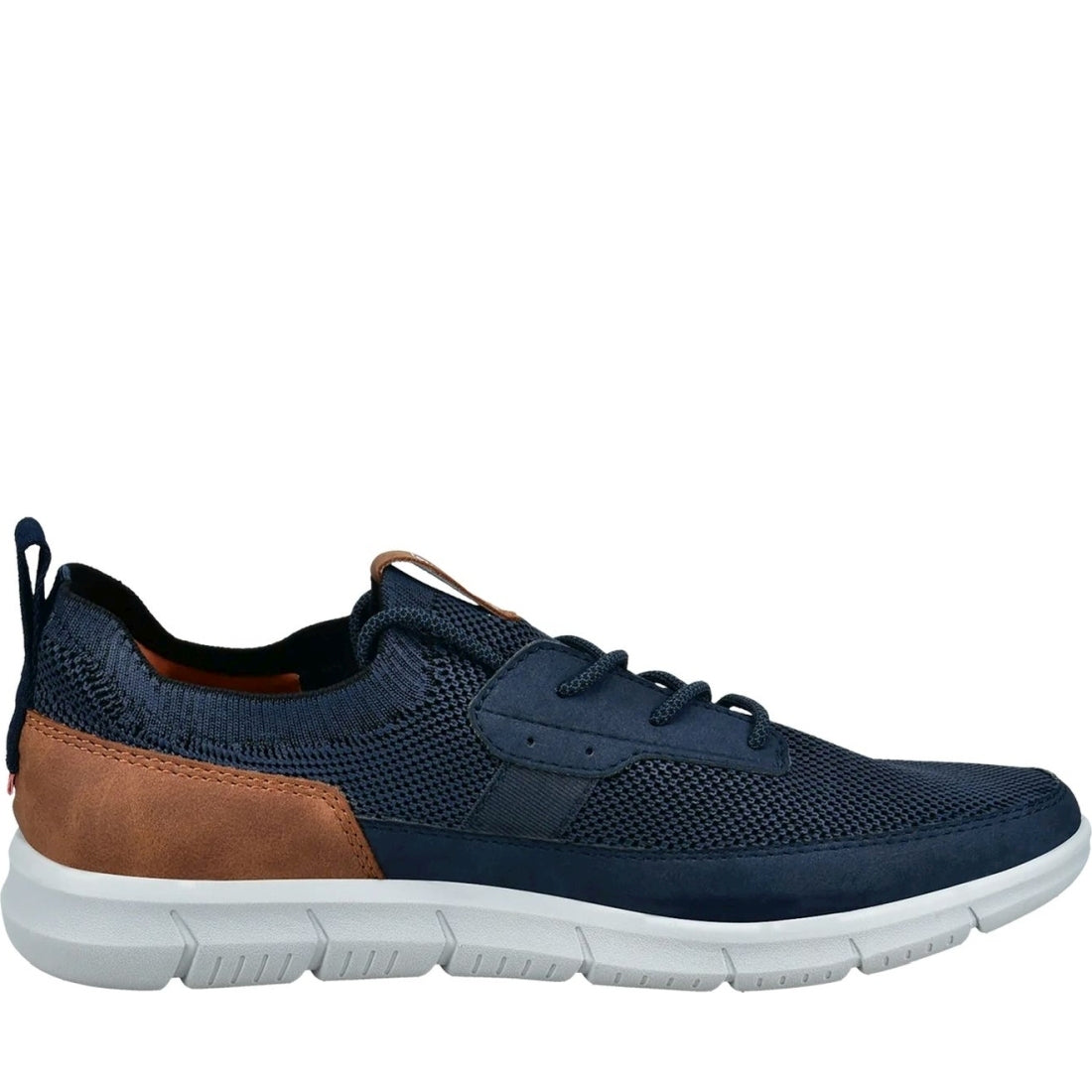 Bugatti mens dark blue romer leisure trainers | Vilbury London