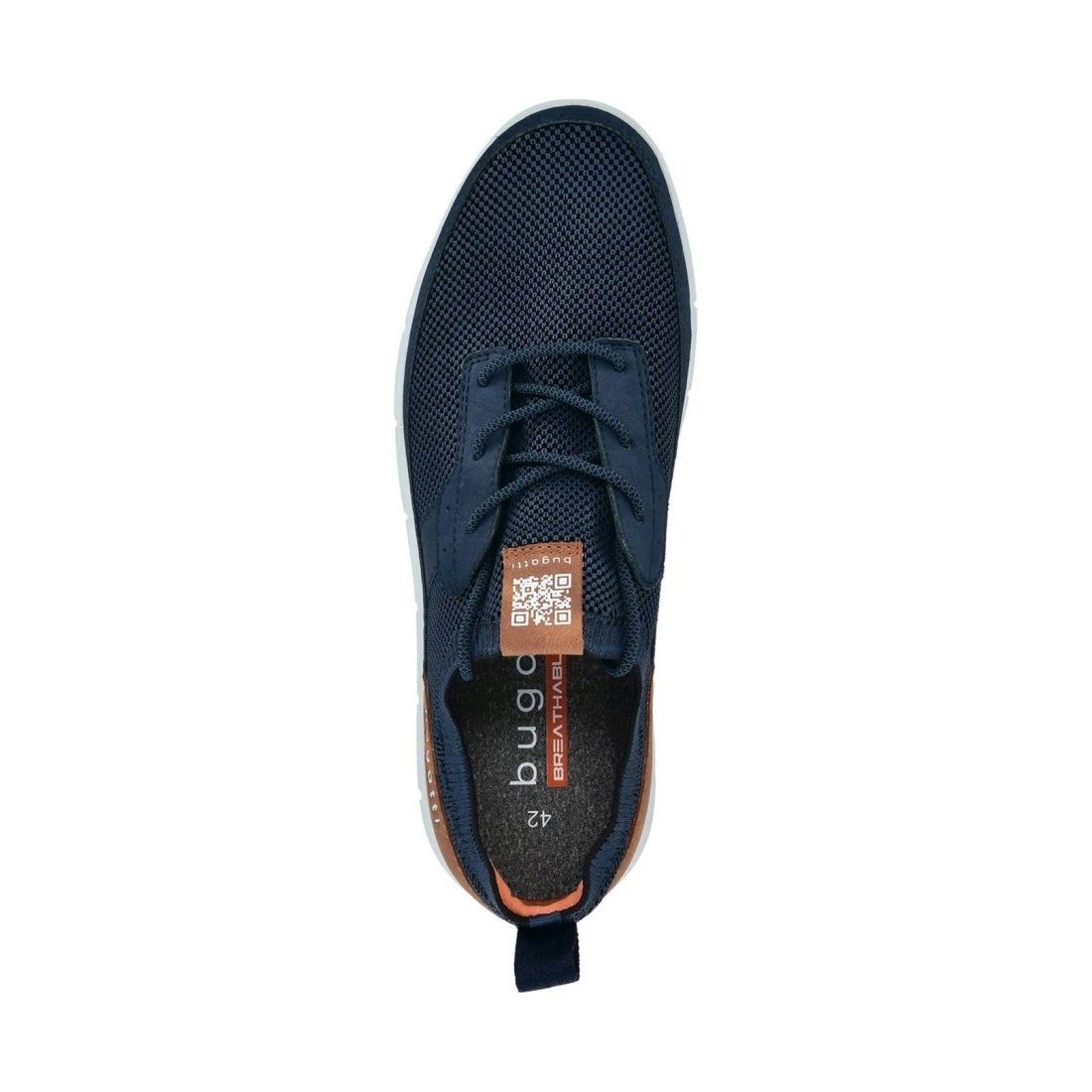 Bugatti mens dark blue romer leisure trainers | Vilbury London