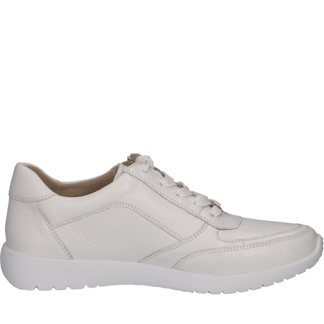 Caprice womens white deer leisure trainers | Vilbury London