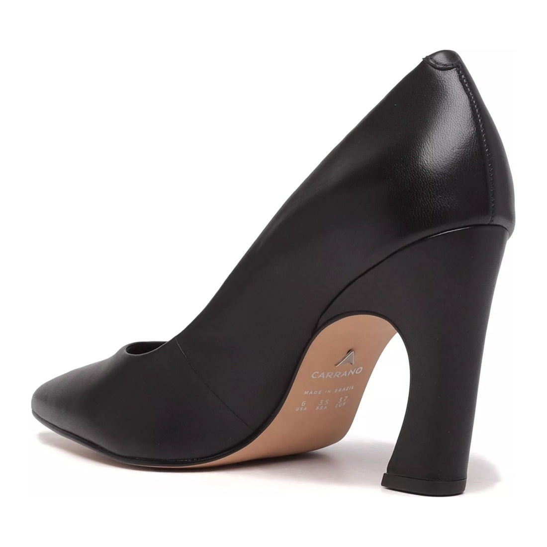 black elegant closed pumps