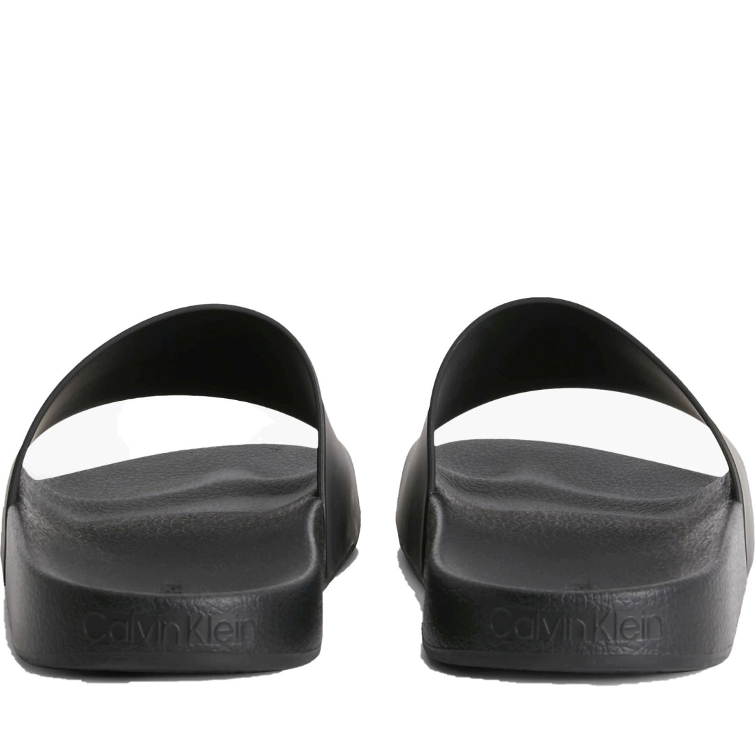 Calvin Klein mens black pool slide rubber | Vilbury London