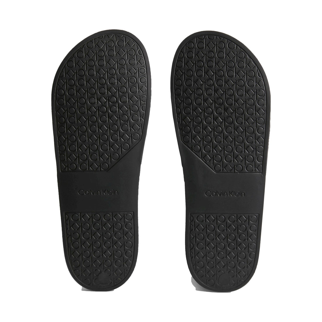 Calvin Klein mens black pool slide rubber | Vilbury London