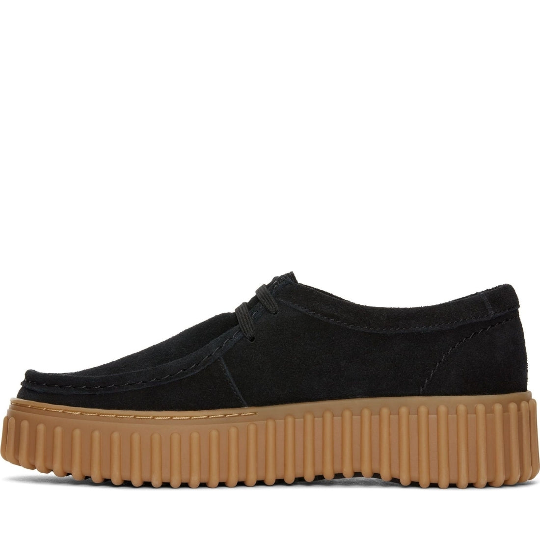 Clarks womens 1219 black sde torhill bee leisure trainers | Vilbury London