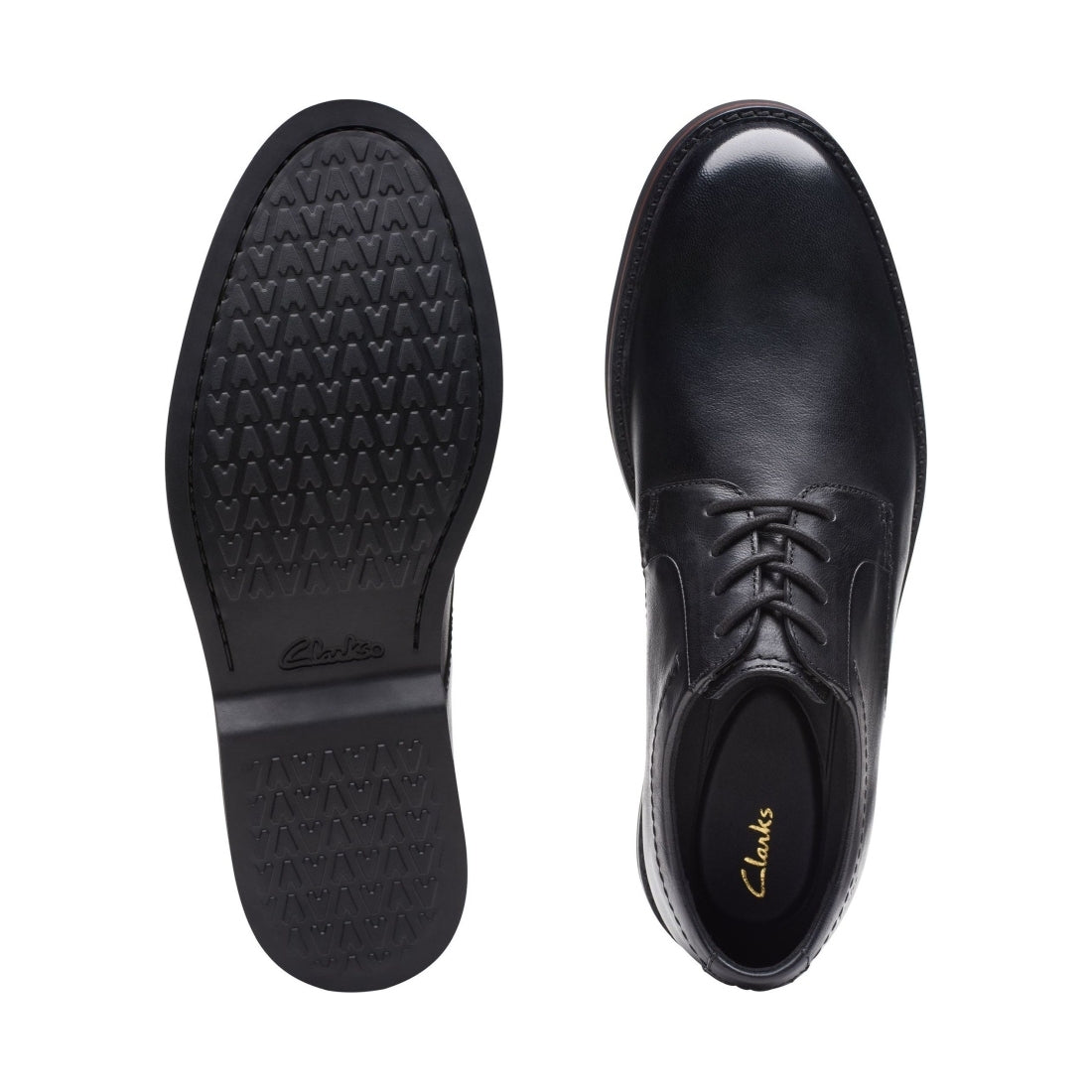 Clarks mens 1001 black atticus ltlace formal | Vilbury London