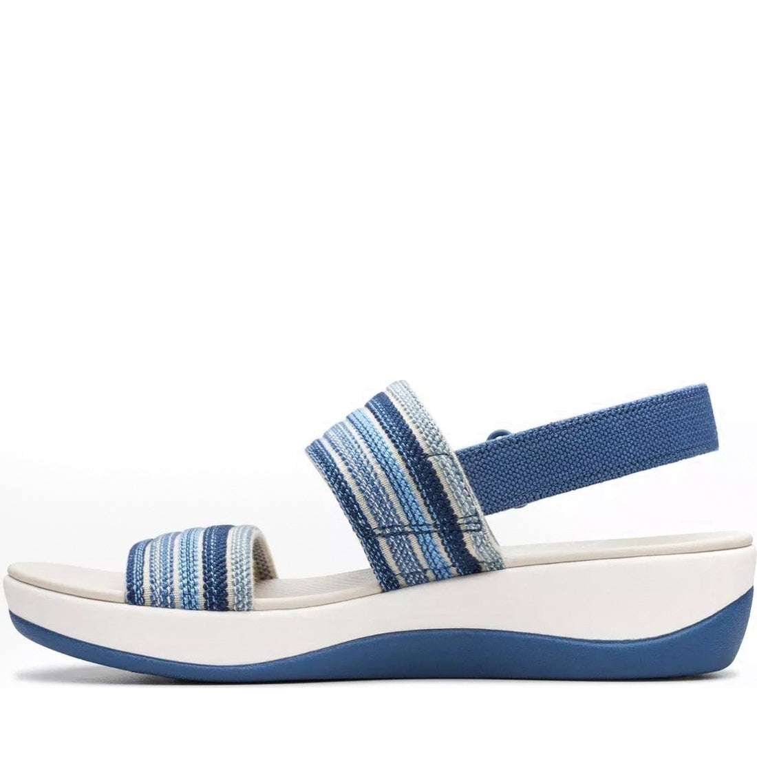 Clarks womens 2242 blue combi arla stroll sandals | Vilbury London