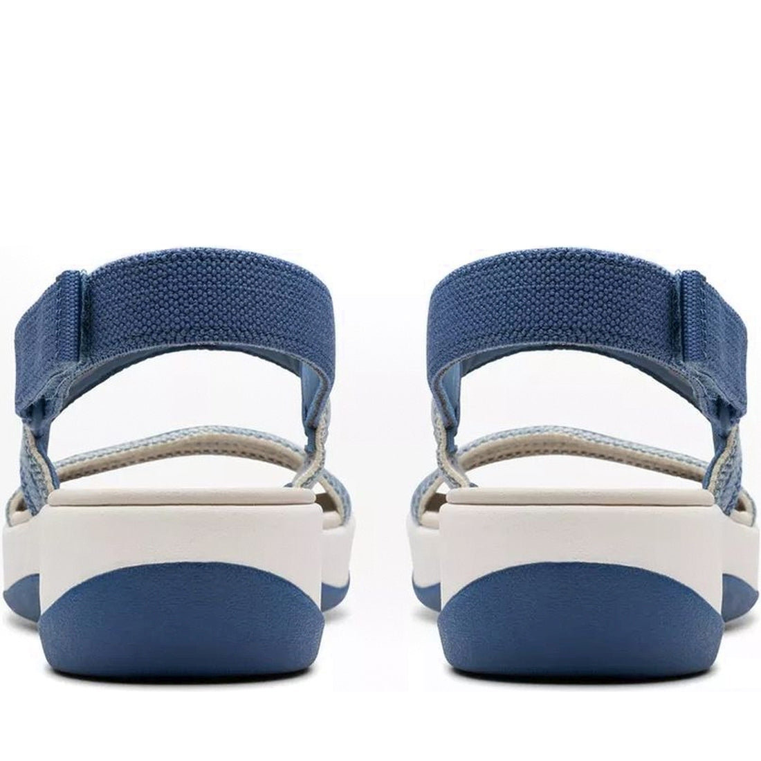 Clarks womens 2242 blue combi arla stroll sandals | Vilbury London