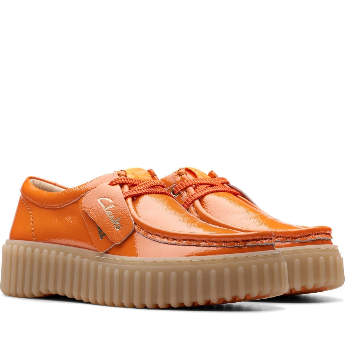 torhill bee leisure trainers 5260 orange patent