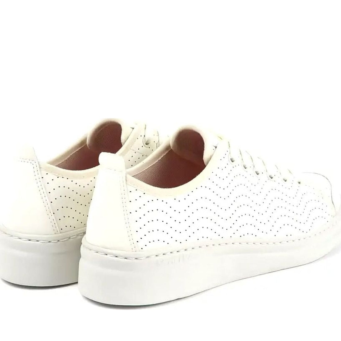 Camper womens white natural strobel leisure trainers | Vilbury London