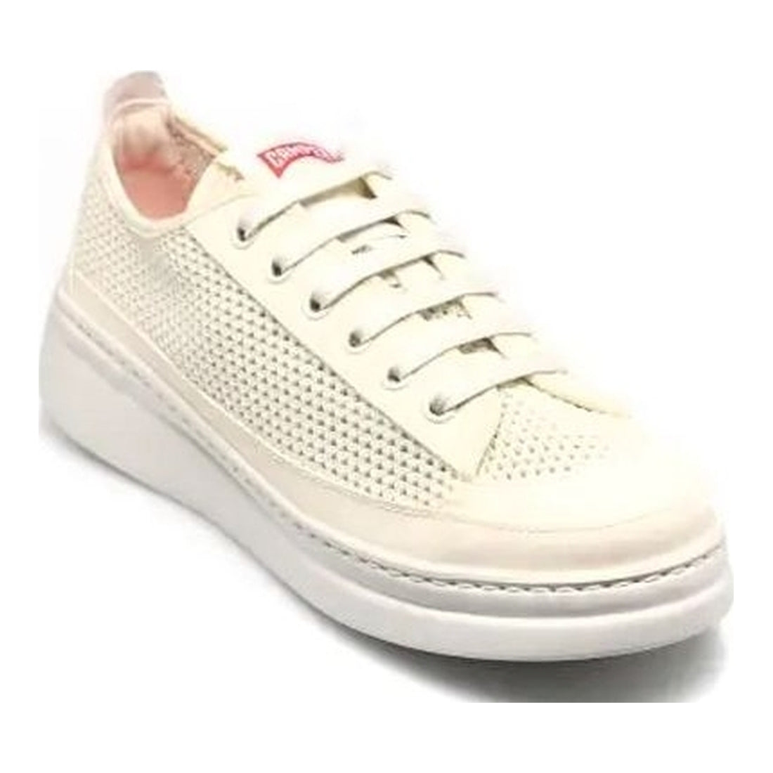 Camper womens white natural strobel leisure trainers | Vilbury London