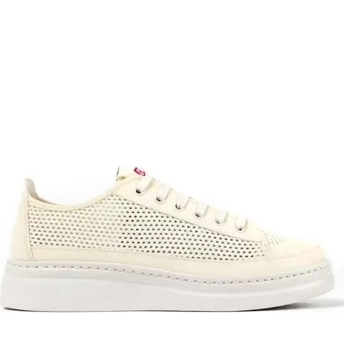 Camper womens white natural strobel leisure trainers | Vilbury London