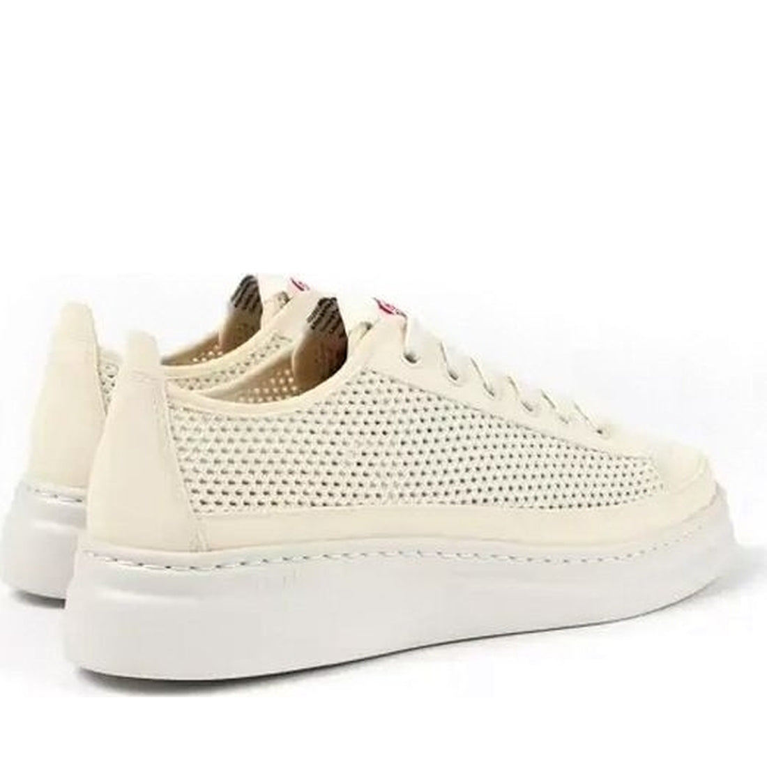 Camper womens white natural strobel leisure trainers | Vilbury London